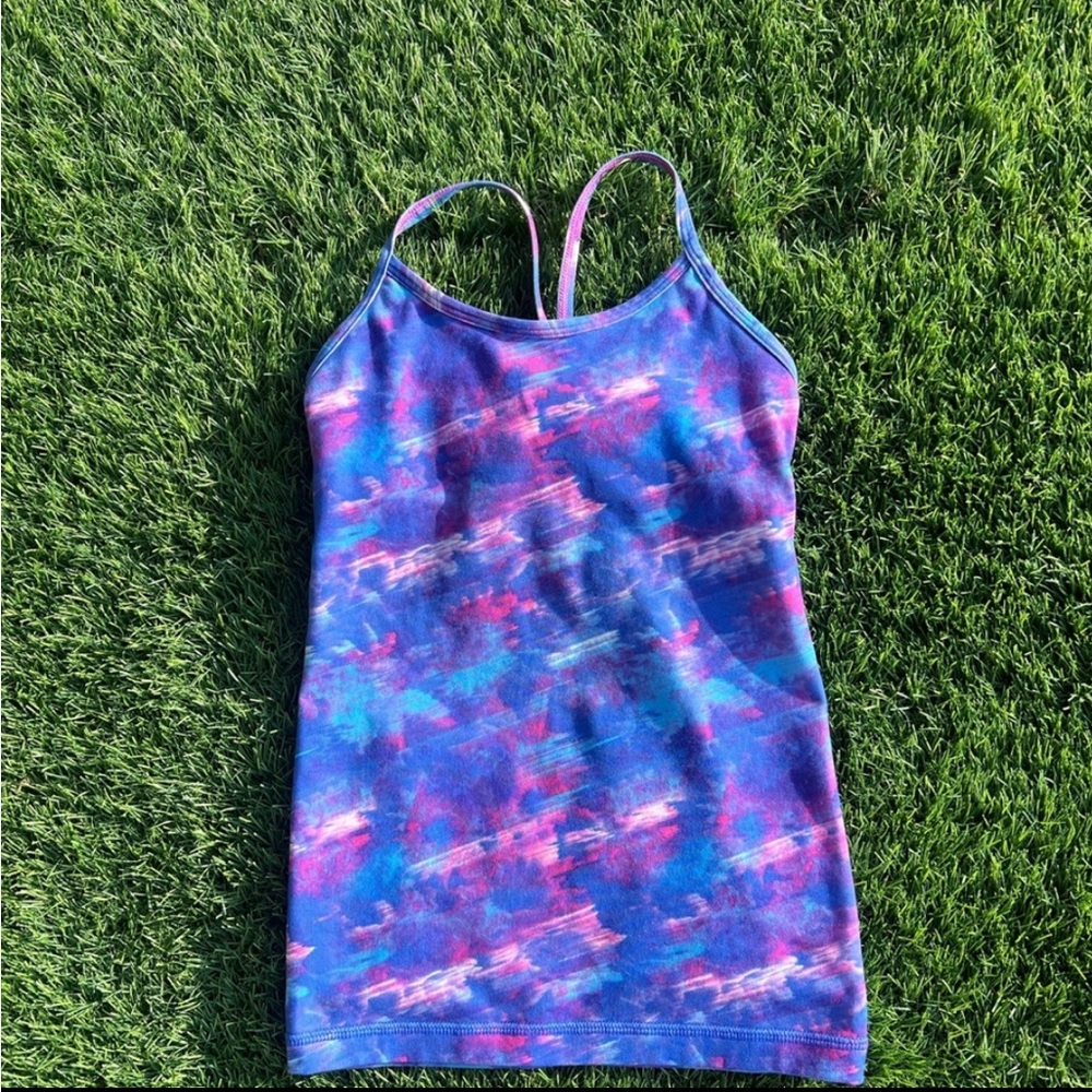 Lululemon - Ivivva Pink and Blue Strappy Tank